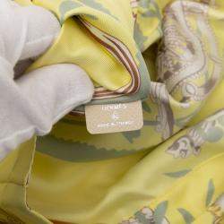 مملوكة مسبقًا Hermes Yellow Etriers Silk So Tote