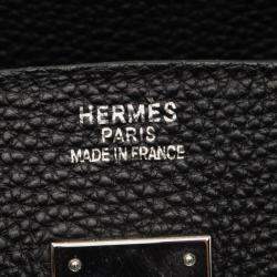 مملوكة مسبقًا Hermes Black Togo Birkin Retourne 35