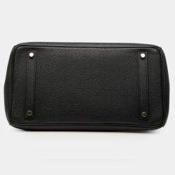 مملوكة مسبقًا Hermes Black Togo Birkin Retourne 35