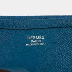 Pre Owned Hermes Blue Epsom Evelyne III 29