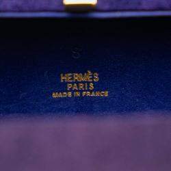 مملوكة مسبقًا حقيبة هيرمس ميني كيلي كادينا دوبليس أرجوانية