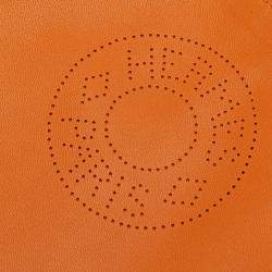 Pre Owned Hermes Orange Milo Clou de Selle Crossbody