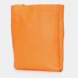 Pre Owned Hermes Orange Milo Clou de Selle Crossbody