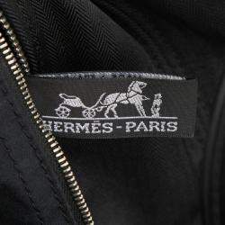 مملوكة مسبقًا Hermes Black Toile Acapulco PM