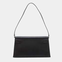 مملوكة مسبقًا حقيبة هيرمس كيلي إلان تشيفر شامكيلا سوداء