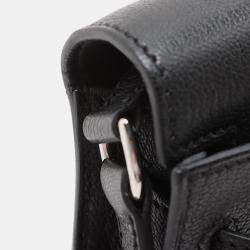 مملوكة مسبقًا حقيبة هيرمس كيلي إلان تشيفر شامكيلا سوداء