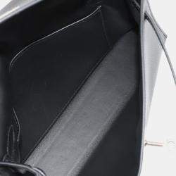 مملوكة مسبقًا حقيبة هيرمس كيلي إلان تشيفر شامكيلا سوداء