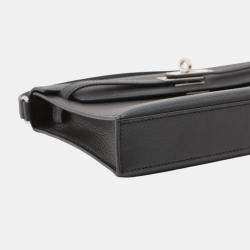 مملوكة مسبقًا حقيبة هيرمس كيلي إلان تشيفر شامكيلا سوداء