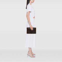 Pre Owned حقيبة جيج هيرمس إيبسوم بنية بي أم