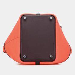 مملوكة مسبقًا حقيبة هيرمس بيكوتين لوك 18 كارجو غولاند وسويفت تويل وردي أحمر