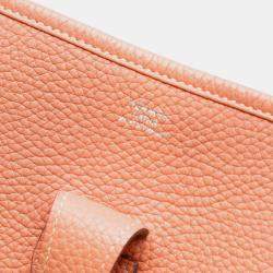 Pre Owned Hermes Pink Clemence Evelyne III 29