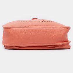 Pre Owned Hermes Pink Clemence Evelyne III 29