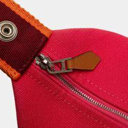 Pre Owned حقيبة هيرمس تول برايد آ براك وردي أحمر صغيرة