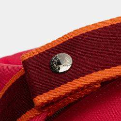 Pre Owned حقيبة هيرمس تول برايد آ براك وردي أحمر صغيرة