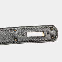 Pre Owned Hermes Black Box Calf Kelly Sellier 32