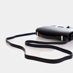 مملوكة مسبقًا Hermes Noir Mini Swift Marble Constance 18