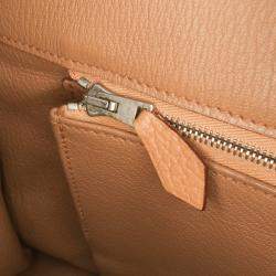 Pre Owned حقيبة هيرمس بيركين عودة 35 جلد توغو بني