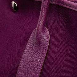 مملوكة مسبقًا Hermes Purple Toile and Negonda Garden Party 36