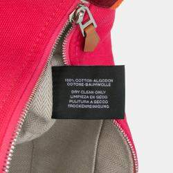 مملوكة مسبقًا Hermes Pink Red Small Toile Bride A Brac Case