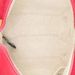 مملوكة مسبقًا Hermes Pink Red Small Toile Bride A Brac Case