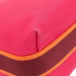 مملوكة مسبقًا Hermes Pink Red Small Toile Bride A Brac Case