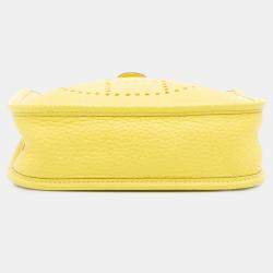 Pre Owned حقيبة هيرمس إيفلين TPM يلو كليمنس