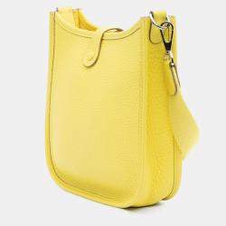 Pre Owned حقيبة هيرمس إيفلين TPM يلو كليمنس