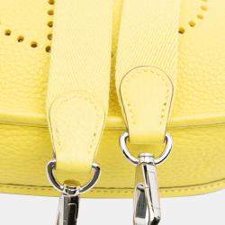 Pre Owned حقيبة هيرمس إيفلين TPM يلو كليمنس