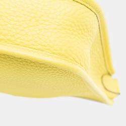 Pre Owned حقيبة هيرمس إيفلين TPM يلو كليمنس