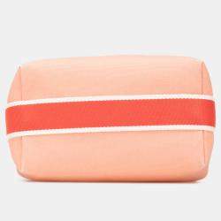 مملوكة مسبقًا حقيبة هيرمس برينس براس قماش صغيرة وردية