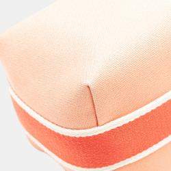 مملوكة مسبقًا حقيبة هيرمس برينس براس قماش صغيرة وردية