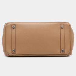 مملوكة مسبقًا Hermes Brown Swift Birkin Retourne 30