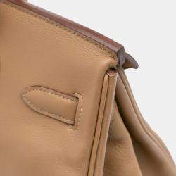 مملوكة مسبقًا Hermes Brown Swift Birkin Retourne 30