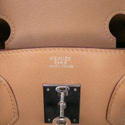 مملوكة مسبقًا Hermes Brown Swift Birkin Retourne 30