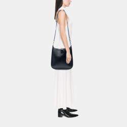 Pre Owned Hermes Blue Vache Hunter Evelyne Diamond H Sellier 33