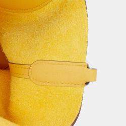 Pre Owned حقيبة هيرمس إن ذا لوب 18 جلد كليمنس وسويفت صفراء