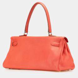 Pre Owned Hermes Red Togo JPG Shoulder Kelly II 42