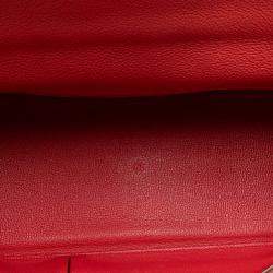 Pre Owned Hermes Red Togo JPG Shoulder Kelly II 42