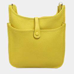 Pre Owned هيرمس كليمنص أ�صفر إيفلين بي إم