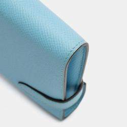 مملوكة مسبقًا Hermes Blue Epsom Kelly Longue Wallet