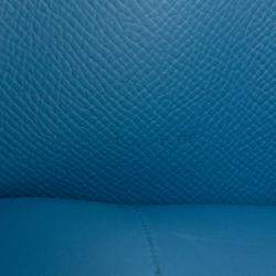 مملوكة مسبقًا Hermes Blue Epsom Kelly Longue Wallet