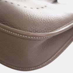 مملوكة مسبقًا Hermes Brown Clemence Evelyne III PM