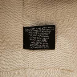 Pre Owned Hermes Orange Large Wool Bride A Brac Au Carre Case