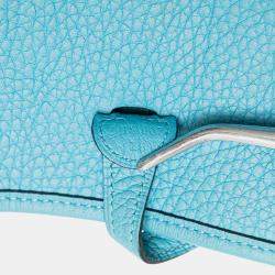 مملوكة مسبقًا Hermes Blue Clemence Evelyne TPM 16