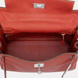 مملوكة مسبقًا حقيبة هيرمس كيللي إرجاع 28 توغو برتقالية