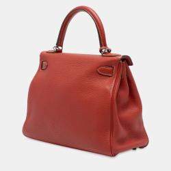 مملوكة مسبقًا حقيبة هيرمس كيللي إرجاع 28 توغو برتقالية