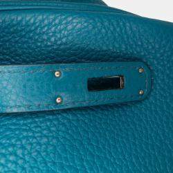 Pre Owned Hermes Blue Togo Birkin Retourne 30