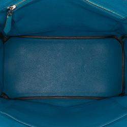 Pre Owned Hermes Blue Togo Birkin Retourne 30