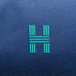 Pre Owned حقيبة هيرمس برود أ براك زرقاء خضراء صغيرة