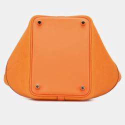 Pre Owned حقيبة هيرمس أورنج تويلي جولاند وسويفت كارغو بيكوتين لوك 18